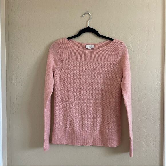 LOFT Light Pink Soft Knit Sweater - Picture 2 of 5